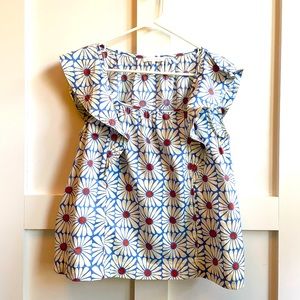 Olivaceous Daisy Top